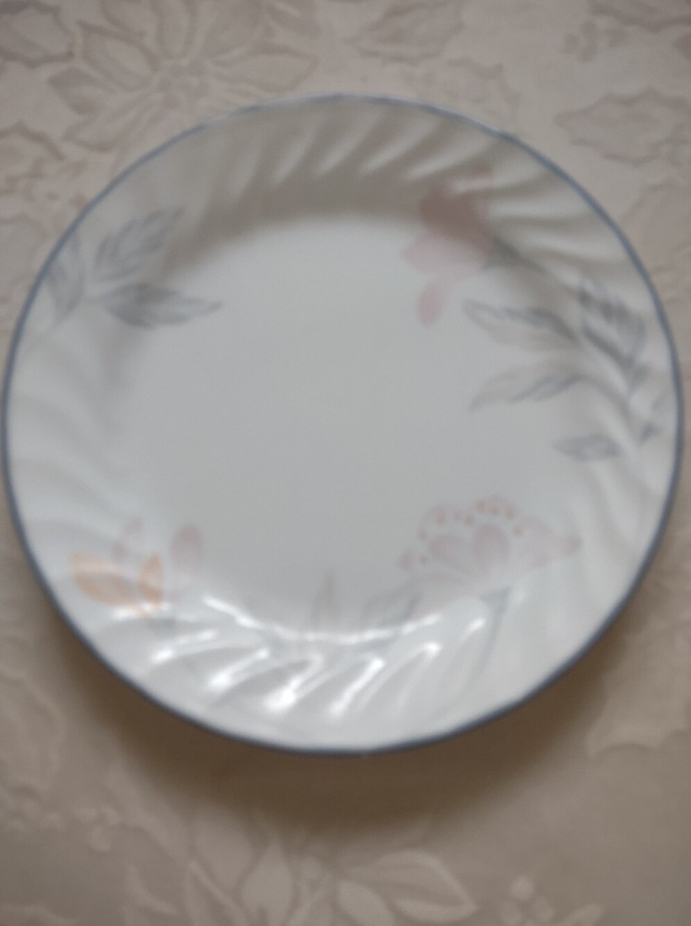 Corelle Corning MCM Vintage Pink Trio Plates